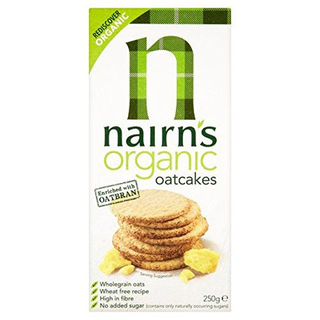 Nairn's Organic Oat Cakes 250g - Pack of 2