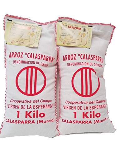 Calasparra Rice (Paella Rice) - 2 bags, 4.4 lbs
