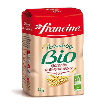 Francine Farine de Ble Bio - French All Purpose Organic Wheat Flour - 2.2 lbs