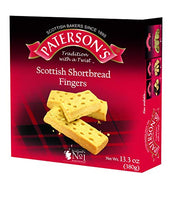 Paterson's Shortbread Fingers 380 g, 13.3 oz, Gourmet Shortbread Cookies, Butter Fingers, Scottish Cookies, Shortbread Cookies from Scotland, Scottish Shortbread Cookies, European Cookies (Pack of 1)