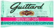 Guittard Green Mint Chips, 12-Ounce (Pack of 6)