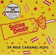 Charms Sugar Daddy Milk Caramel LolliPops [case of 24]