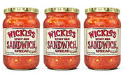 Wickles Spicy Red Sandwich Spread, 16 OZ (Pack of 3)
