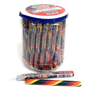 Atkinson Jumbo Rainbow Stick Wild Cherry Candy Sticks - 52 Count Jar