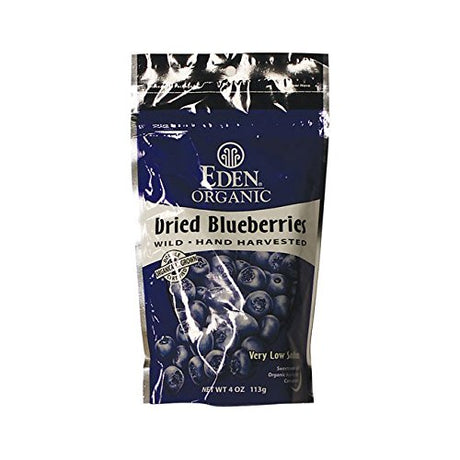 Eden Organic Dried Wild Blueberries, Dried, 4 OZ