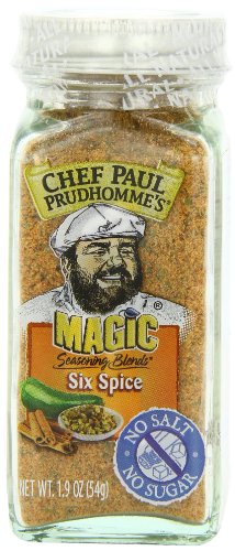 Chef Paul Prudhomme's Magic Seasoning Blends ~ No Salt & No Sugar Seasoning Blends: Six Spice