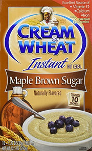 Cream of Wheat Maple Brown Sugar Instant Hot Cereal, 10 (1.23 Ounce per pack)  (pack of 3)