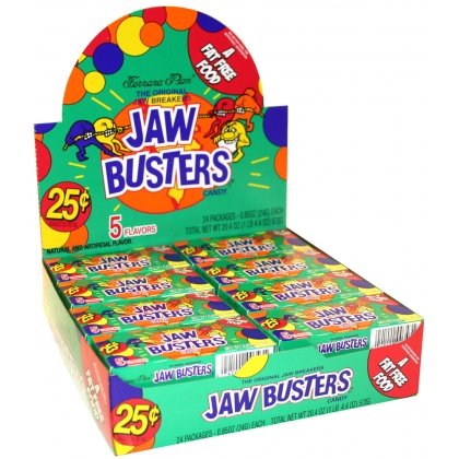 Ferrara Pan Jaw Busters, .08 oz Box (Case of 24)