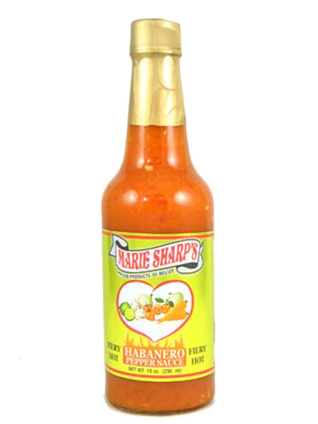 Marie Sharp's Fiery Habanero Sauce 10 Oz. (Pack of 3)