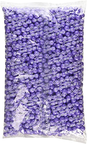 Sweetworks Sixlets Shimmer, Lavender, 2 Pound