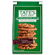Tate's Bake Shop All Natural Oatmeal Raisin Cookies 7oz (Pack of 3)