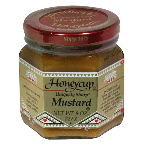 Honeycup Mustard, 8 Ounce Jar (Pack of 6)