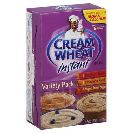 Cream Of Wheat: Variety Pk 10 Ct Instant Hot Cereal, 11.4 Oz