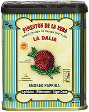 La Dalia Smoked Paprika Trio from Spain, Hot, Sweet & Bittersweet, 2.5 oz/70 g each, 3 Count