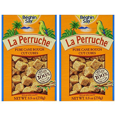 La Perruche Rough Cut Brown Sugar Cubes 8.8oz Boxes