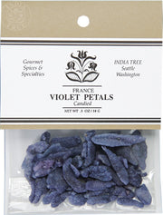 India Tree Candied Violets Net WT. 0.5 oz