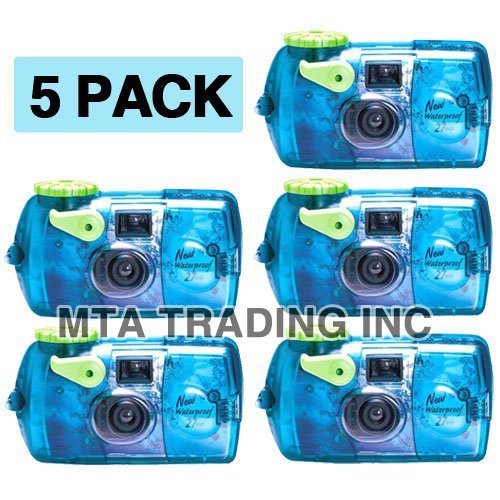 Fujifilm Quick Snap Waterproof 35mm Fuji Disposable / Single Use Underwater Camera (5 Pack)