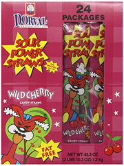 Sour Power Candy Straws
