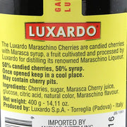 Luxardo Gourmet Maraschino Cherries - 400g Jar - 2 Pack