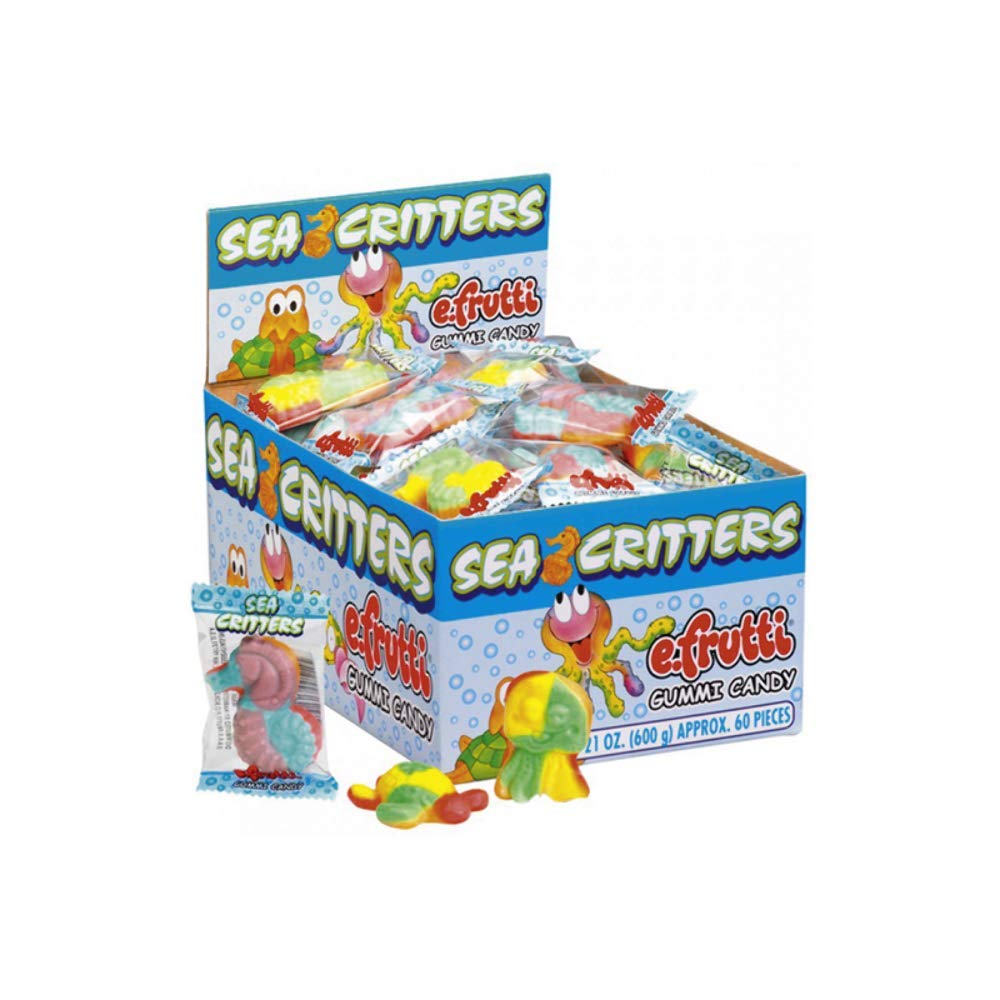 Gummy Mini Sea Critters Packs - 60 Ct. Case