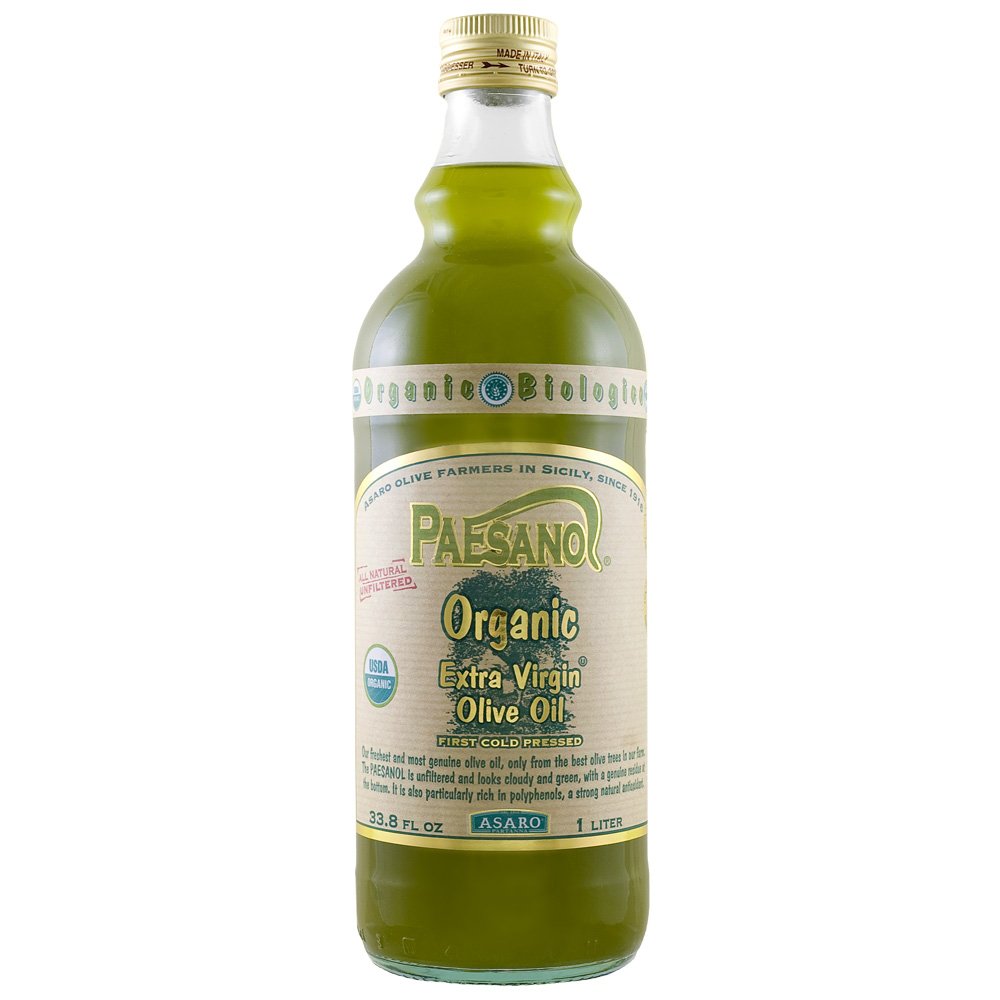Paesano Usda Organic Sicilian Extra Virgin Olive Oil - 34oz. Bottle (Pack of 2)