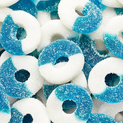 Albanese Confectionery Gummi Blue Raspberry Rings, 4.5 Pound Bag