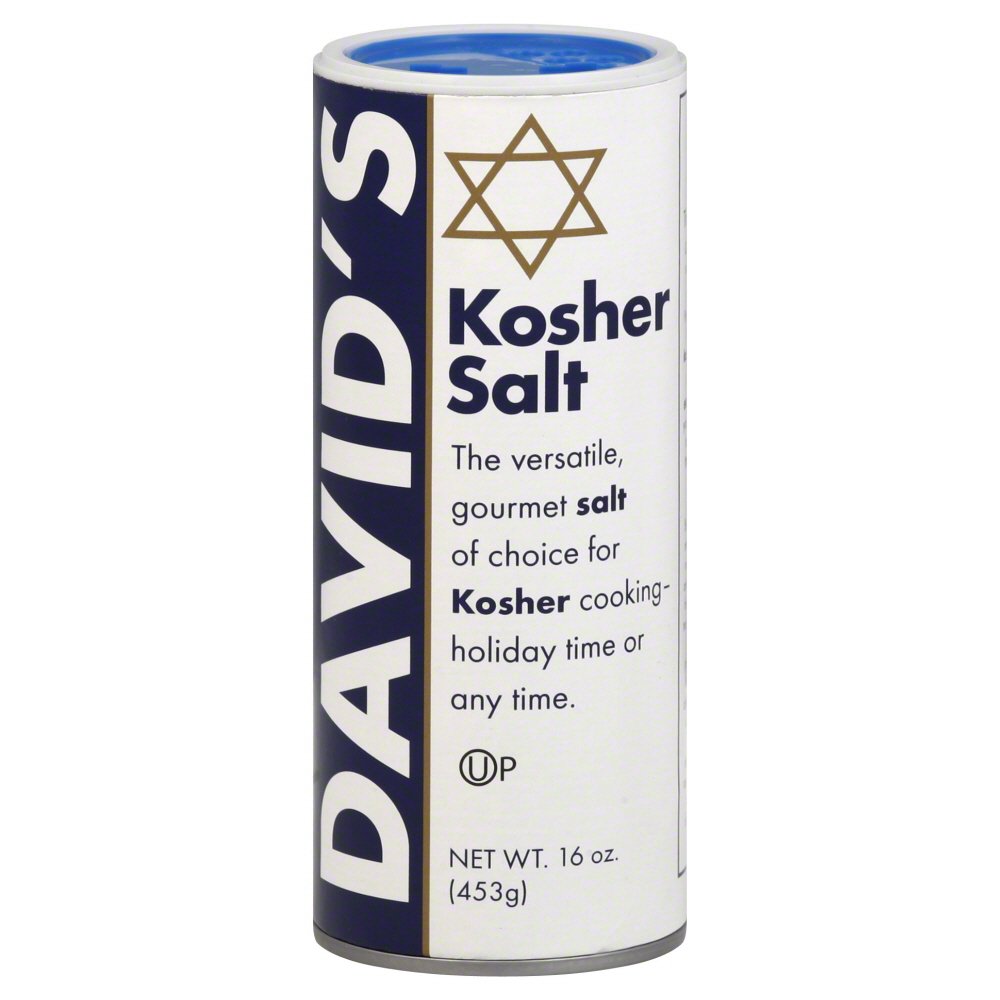 David's Kosher Salt Canister 16.0 Oz(Pack of 2)