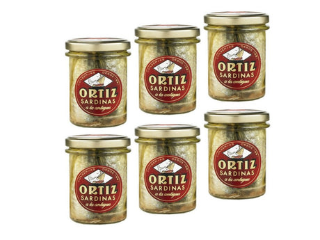 Ortiz Sardines - Glass Jar (6-pack)