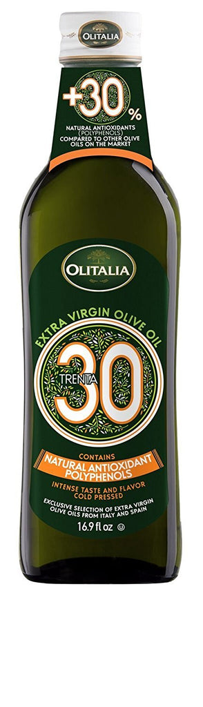 Olitalia Extra Virgin Olive Oil +30, Cold Pressed (500 ML, 16.9oz)