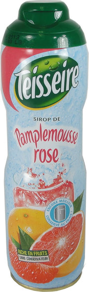 Teisseire Pink Grapefruit Syrup Pamplemousse 600 Ml 20.3 Fl Oz