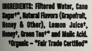 Steaz Oragnic Green Tea Grapefruit Honey 16 Oz - Case of 12