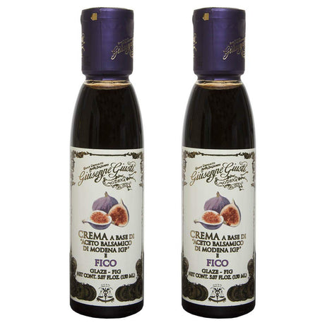 Giuseppe Giusti Italian Fig Balsamic Glaze Vinegar Reduction of Modena IGP 5.07 fl oz (150ml)