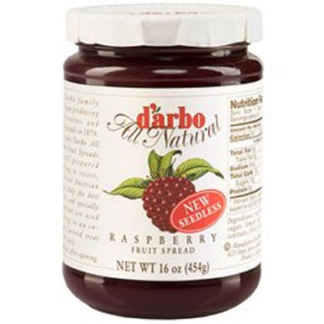 D'arbo Raspberry Seedless Fruit Spread
