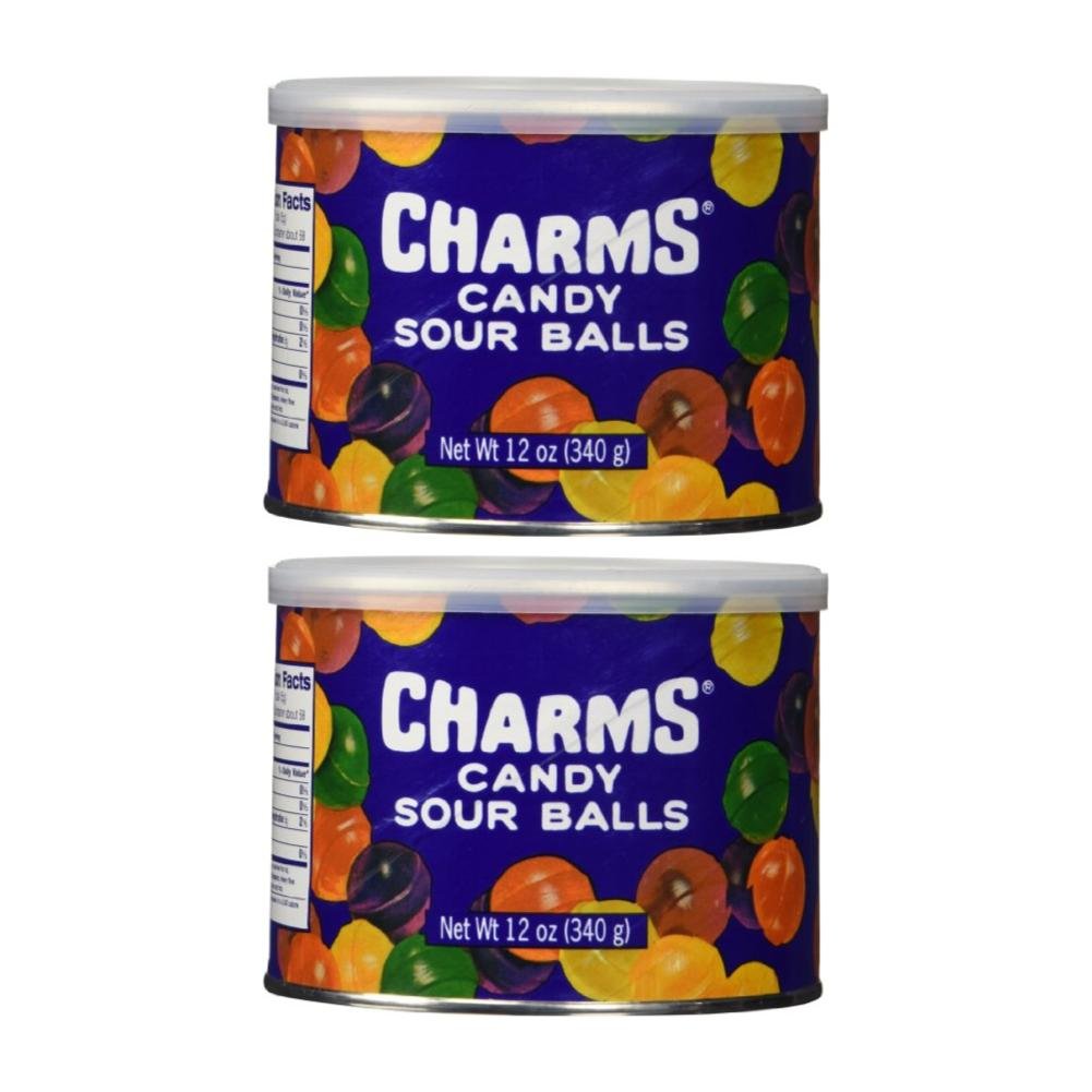 Charms Assorted Sour Balls 12oz Cannister