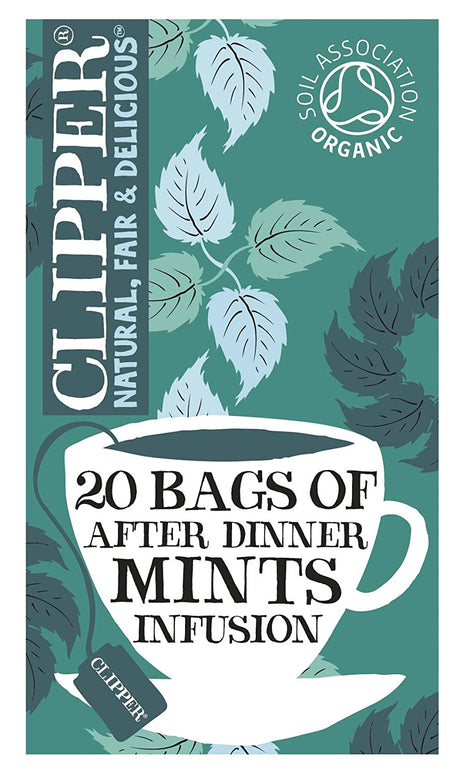 Clipper Tea - After Dinner Mints - Organic Double Mint & Fennel Infusion - 38g
