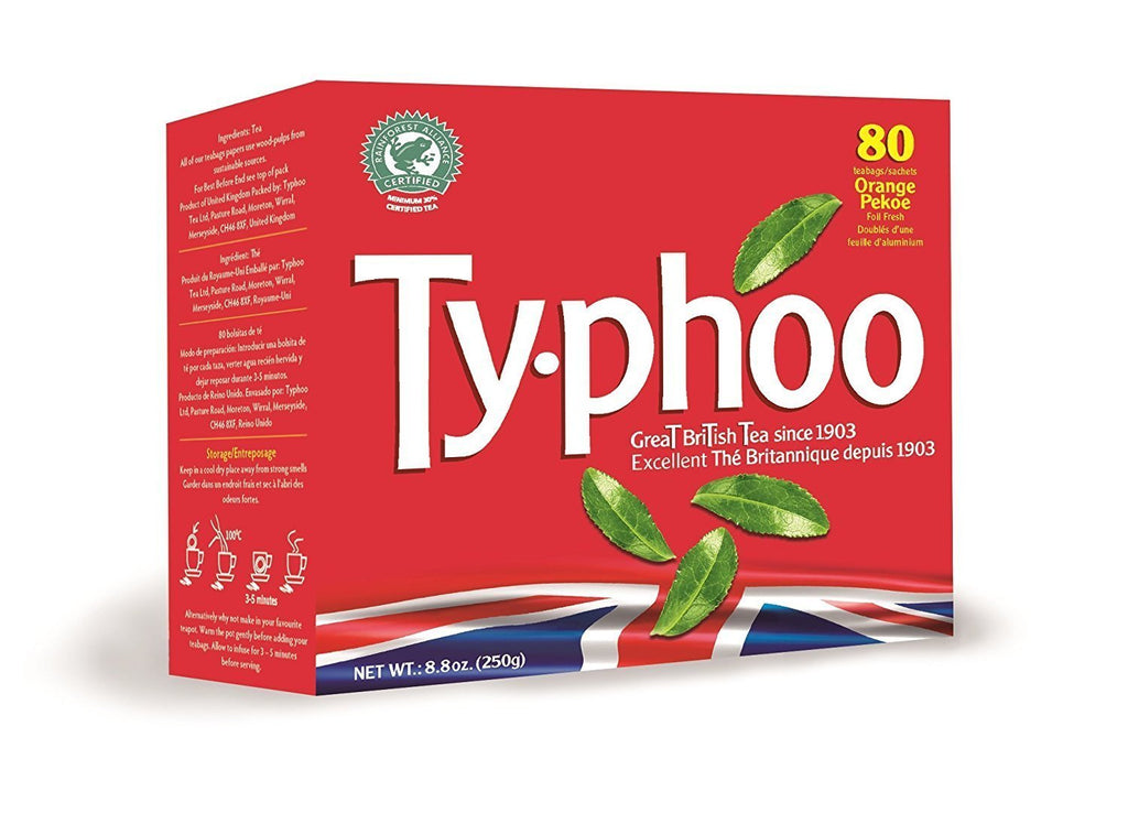 Typhoo Tea Bags - 80 Pack