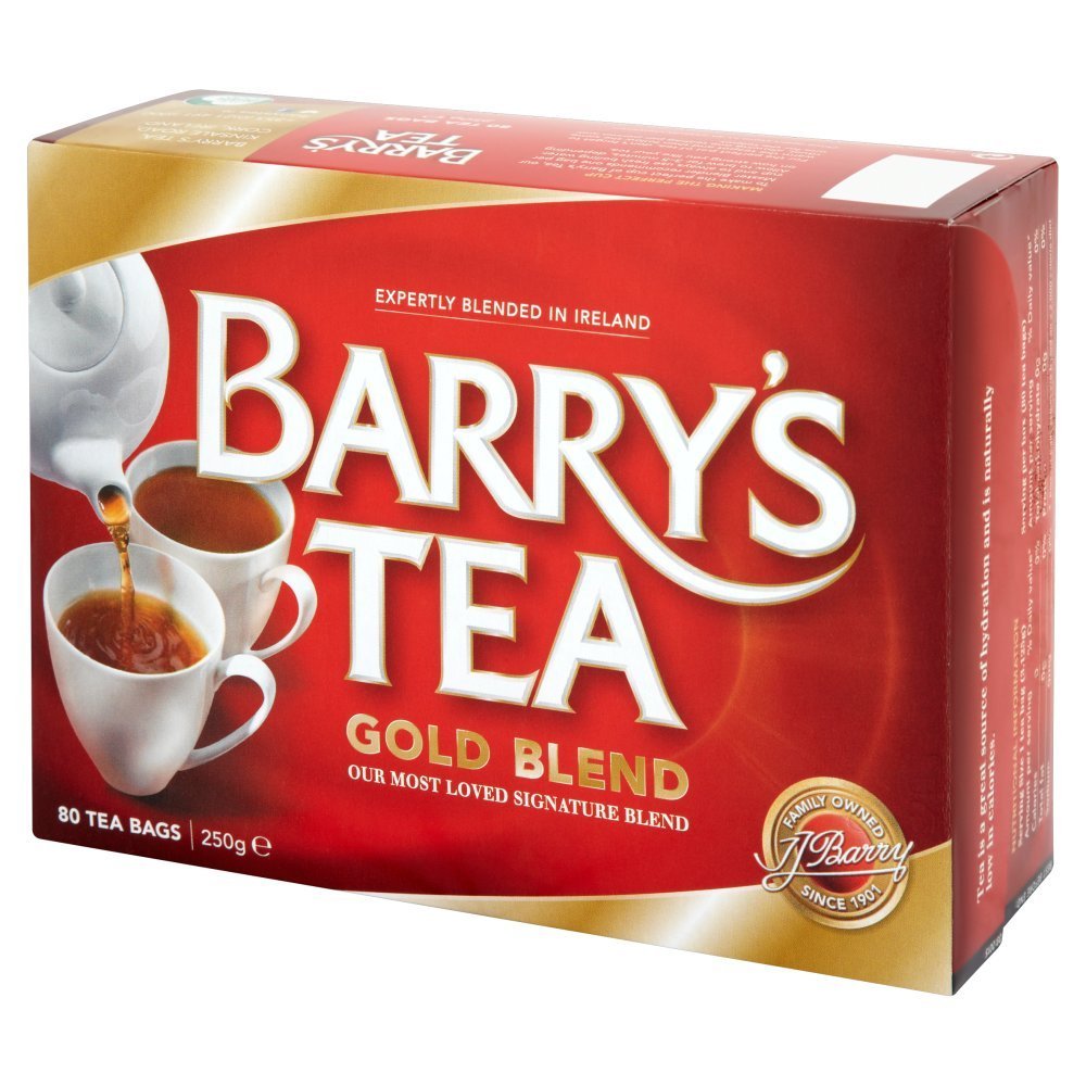 Barrys Tea Gold Blend 80 Tea Bags 250g