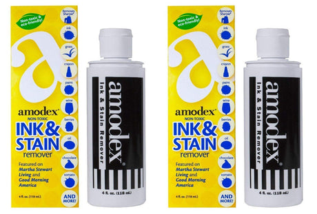 Amodex Ink and Stain Remover, 4 Ounce (2-Pack)
