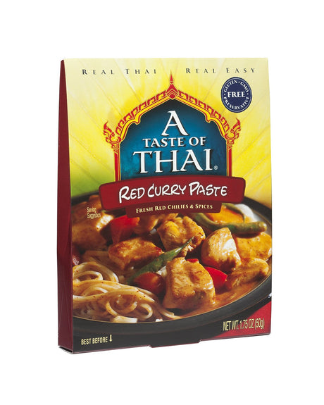 A Taste of Thai Red Curry Paste, 1.75 oz Box, 6 Piece