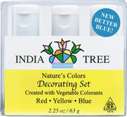 India Tree Natural Decorating Colors, 3 bottles(red,yellow,blue)