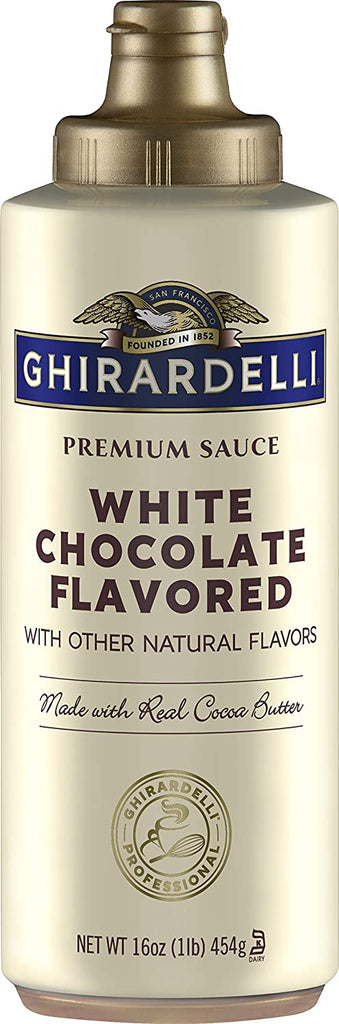 Ghirardelli Premium Sauce White Chocolate Flavored 16 oz Squeeze Bottle