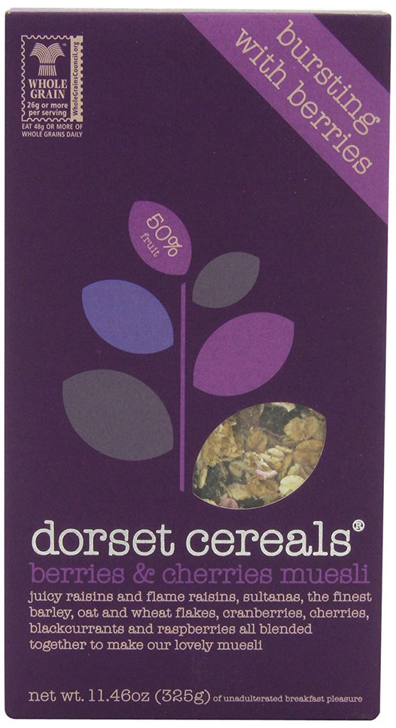 Dorset Cereals Muesli, Berries and Cherries, 11.46-Ounce (Pack of 5)