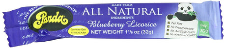 Panda Licorice Bar, Blueberry, 1.1 Ounce (Pack of 36)