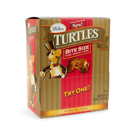 DeMet's Bite Size Turtles Candy, 60 count, 1.57 lbs