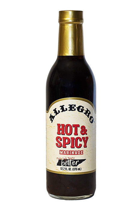 ALLEGRO Marinade and Seasoning, Hot & Spicy 12.7 Oz (Pack of 6)