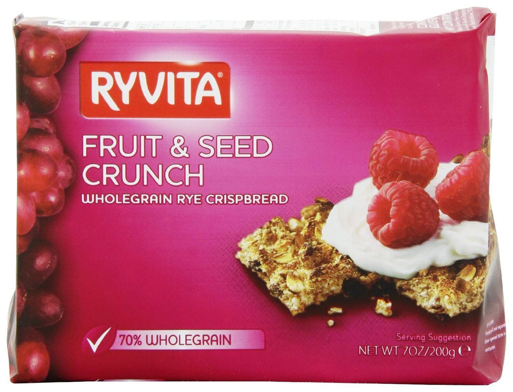 Ryvita Fruit and Seed Crunch Crispbreads, 7 Ounce (Pack of 8)