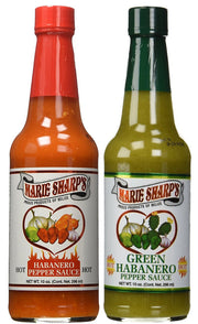 Marie Sharp's HOT and Green Habanero Pepper Sauce 10oz
