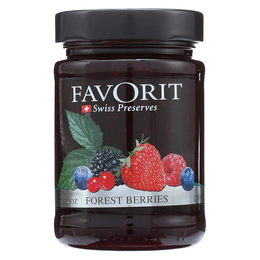 Favorit Preserves, Berry, 12.30-Ounce (Pack of 6)