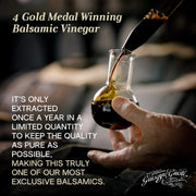 Giuseppe Giusti 4 Gold Medals "Quarto Centenario" Champagnottina Traditional Balsamic Vinegar of Modena Aged Over 15 Years Old, 100ml