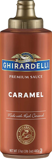 Ghirardelli Caramel Flavored Sauce 17 oz. Squeeze Bottle (Pack of 2)